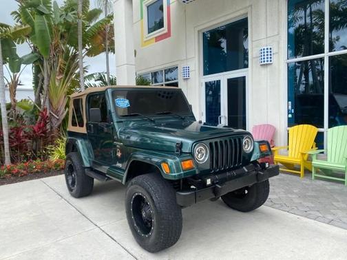 Forest Green Pearl 1999 Jeep Wrangler Sahara