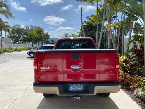 Bright Red 2007 Ford F-150 Lariat SuperCab