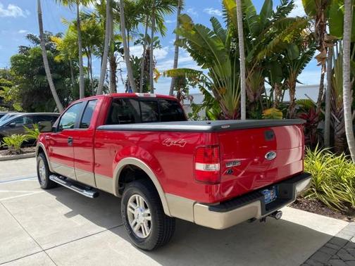 Bright Red 2007 Ford F-150 Lariat SuperCab