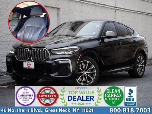 Black Sapphire Metallic 2021 BMW X6 M50i