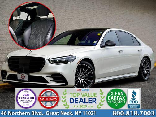 designo Diamond White 2021 Mercedes-Benz S-Class 4MATIC