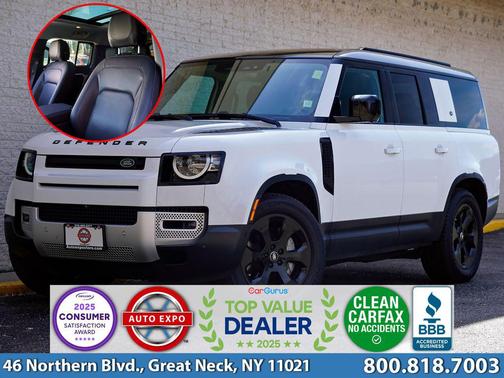 White 2023 Land Rover Defender 130 S