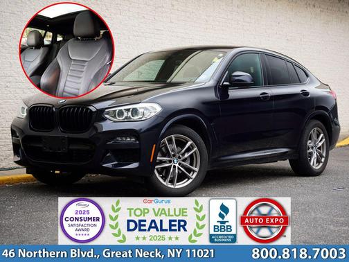 Carbon Black Metallic 2021 BMW X4 xDrive30i