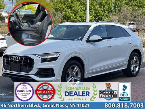 Glacier White Metallic 2019 Audi Q8 3.0T Premium