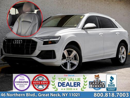Glacier White Metallic 2019 Audi Q8 3.0T Premium