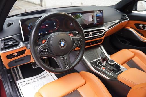 Red Metallic 2024 BMW M3 Competition xDrive
