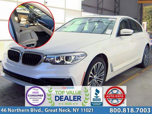 Mineral White Metallic 2020 BMW 530 xDrive
