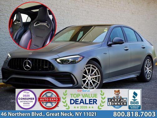 Gray 2023 Mercedes-Benz AMG C 43 4MATIC