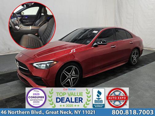 MANUFAKTUR Cardinal Red Metallic 2023 Mercedes-Benz C-Class C 300 4MATIC
