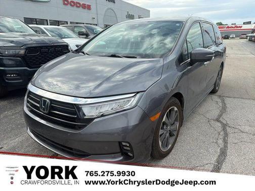 Modern Steel Metallic 2021 Honda Odyssey Elite