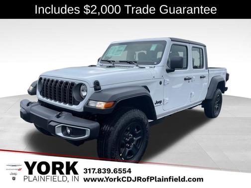 Bright White Clearcoat 2026 Jeep Gladiator Sport
