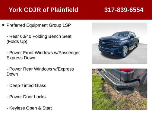 Blue Metallic 2021 Chevrolet Silverado 1500 RST