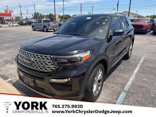 AGATE BLACK 2021 Ford Explorer Limited