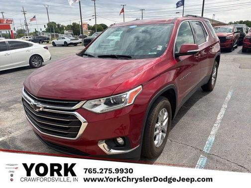 Cajun Red Tintcoat 2019 Chevrolet Traverse LT Cloth
