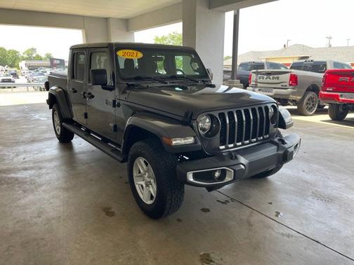 Crystal Metallic 2021 Jeep Gladiator Sport