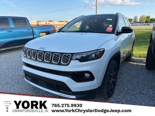 Bright White Clearcoat 2024 Jeep Compass Limited