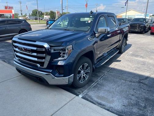 Pacific Blue Metallic 2019 GMC Sierra 1500 SLE