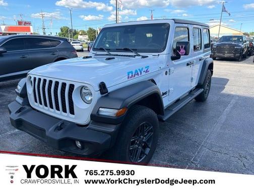 Bright White Clearcoat 2024 Jeep Wrangler Sport S