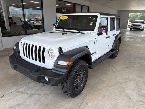 Bright White Clearcoat 2024 Jeep Wrangler Sport S