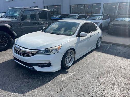 White 2017 Honda Accord Sport