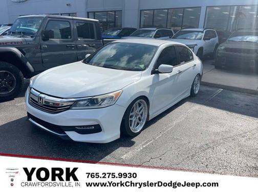 White 2017 Honda Accord Sport