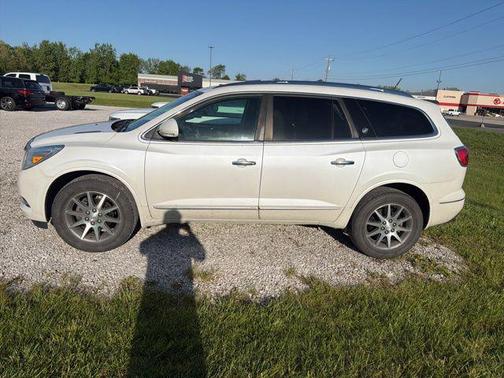 White Frost Tricoat 2017 Buick Enclave Leather