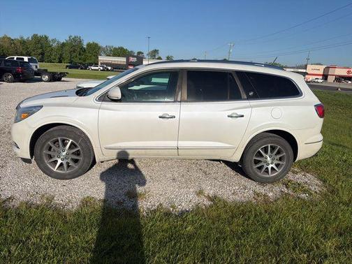 White Frost Tricoat 2017 Buick Enclave Leather