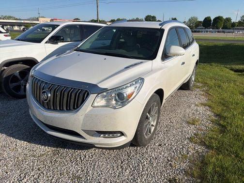 White Frost Tricoat 2017 Buick Enclave Leather