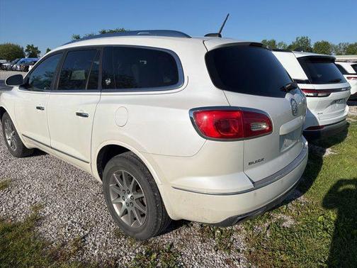 White Frost Tricoat 2017 Buick Enclave Leather