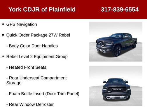 Maximum Steel Metallic Clearcoat 2019 RAM 1500 Rebel