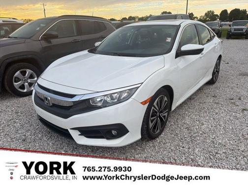 Taffeta White 2018 Honda Civic EX-L