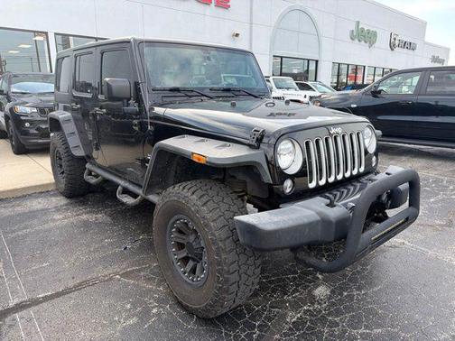 Black Clearcoat 2016 Jeep Wrangler Unlimited Sahara