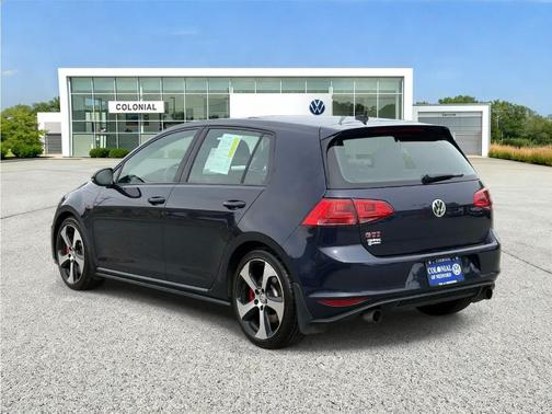 Night Blue Metallic 2016 Volkswagen Golf GTI Autobahn w/ Performance 4-Door