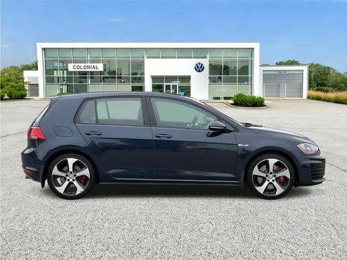Night Blue Metallic 2016 Volkswagen Golf GTI Autobahn w/ Performance 4-Door