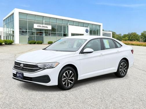 Pure White 2023 Volkswagen Jetta 1.5T S