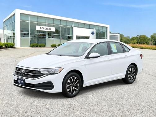 Pure White 2023 Volkswagen Jetta 1.5T S