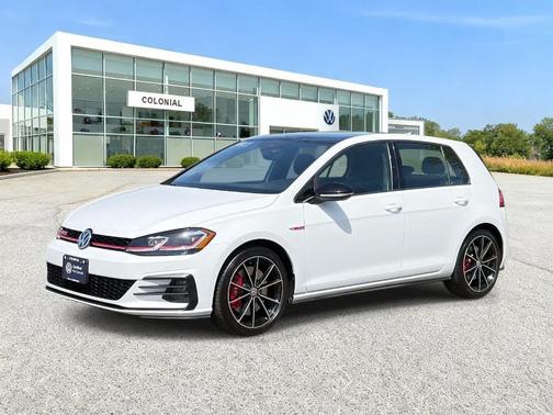 Pure White 2021 Volkswagen Golf GTI 2.0T Autobahn