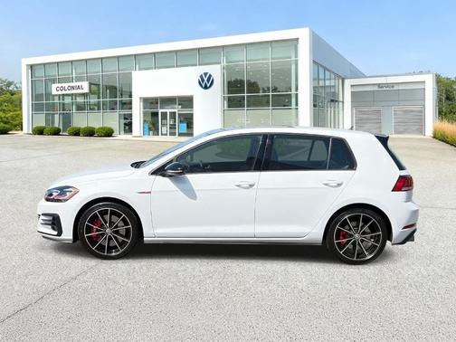 Pure White 2021 Volkswagen Golf GTI 2.0T Autobahn