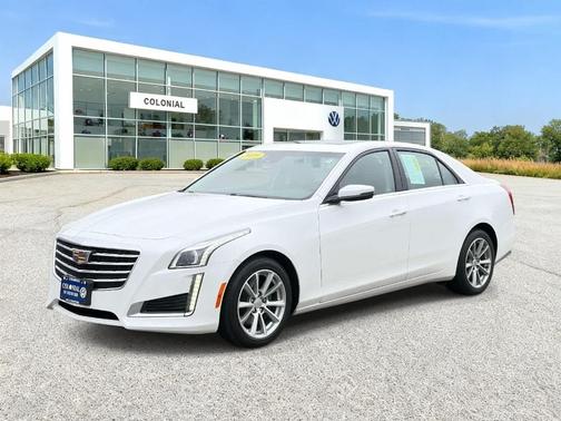 Crystal White Tri-Coat 2019 Cadillac CTS 3.6L Luxury