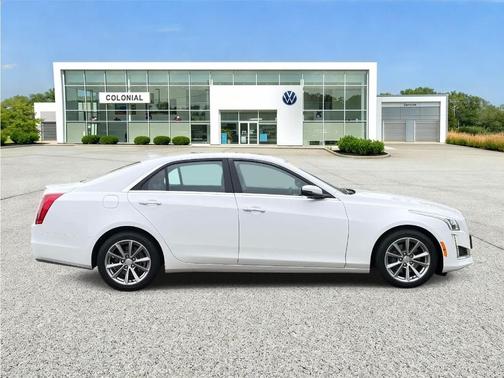 Crystal White Tri-Coat 2019 Cadillac CTS 3.6L Luxury