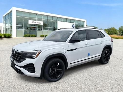 Opal White Pearl 2026 Volkswagen Atlas Cross Sport 2.0T SEL R-Line Black SUV
