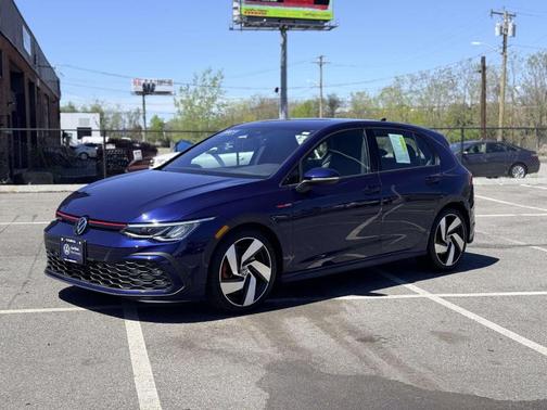 Atlantic Blue 2022 Volkswagen Golf GTI 2.0T S