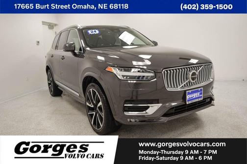 Gray 2024 Volvo XC90 B6 Plus Bright Theme 6-Seater