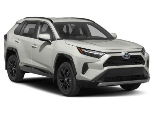 Cavalry Blue/Midnight Black Metallic 2022 Toyota RAV4 Hybrid SE