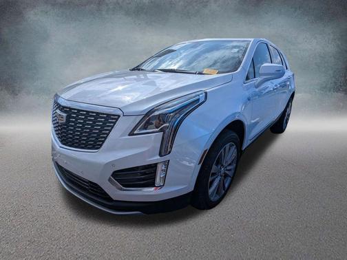 Crystal White Tricoat 2024 Cadillac XT5 Premium Luxury