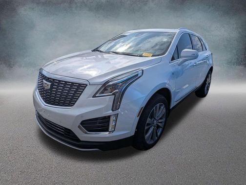 Crystal White Tricoat 2024 Cadillac XT5 Premium Luxury