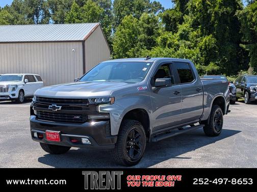 Satin Steel Metallic 2021 Chevrolet Silverado 1500 LT Trail Boss