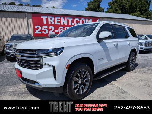Summit White 2022 Chevrolet Tahoe LT