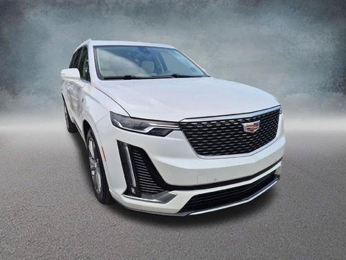 Crystal White Tricoat 2025 Cadillac XT6 Premium Luxury AWD