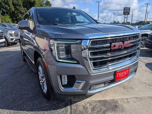 Satin Steel Metallic 2021 GMC Yukon SLT